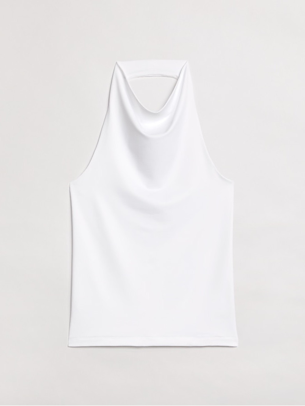 White halter top